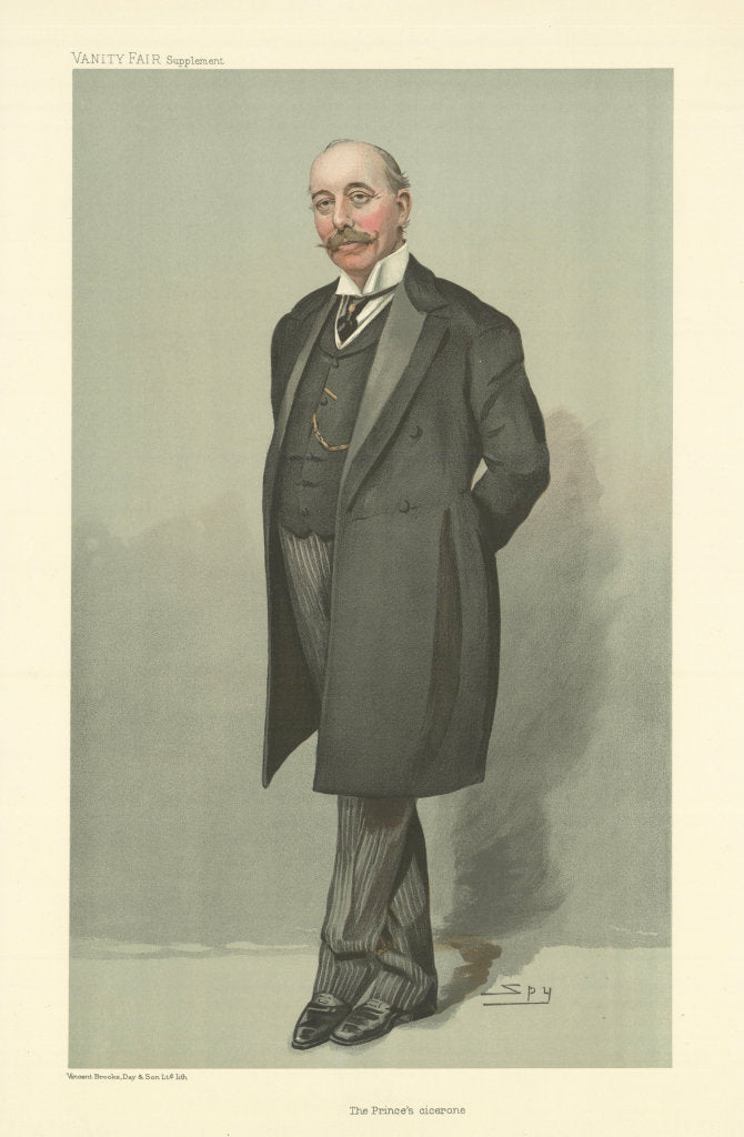 VANITY FAIR SPY CARTOON Sir WR Lawrence 'The Prince's cicerone' India 1905